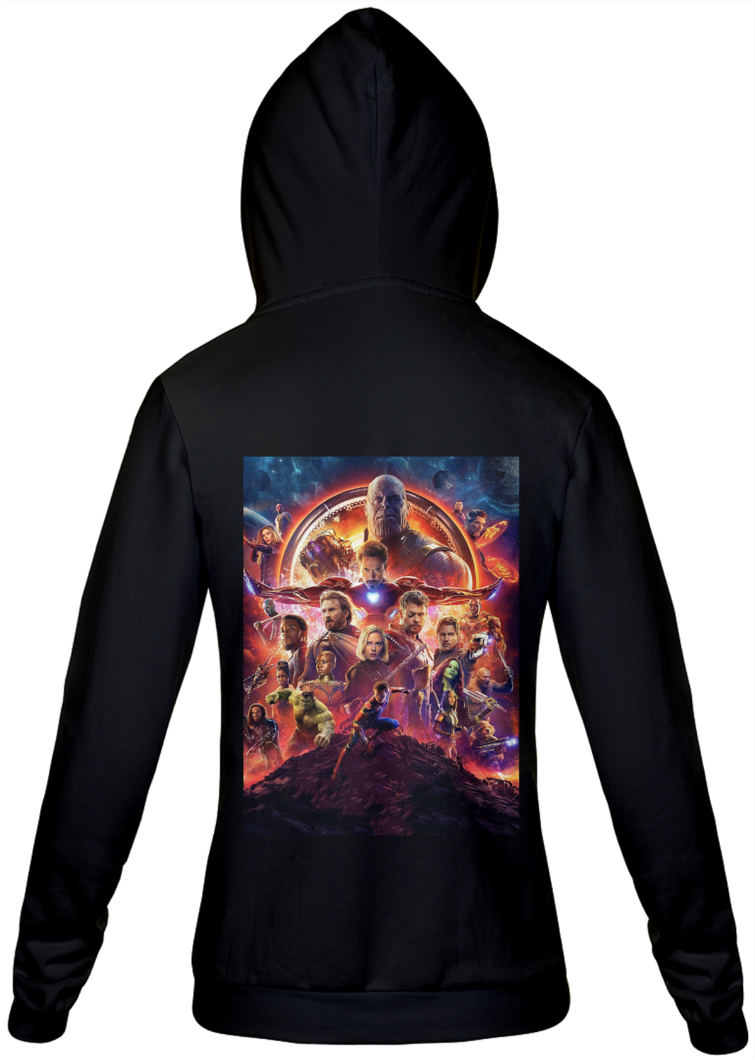 Nome do produto: Blusa de frio personalizada vingadores 