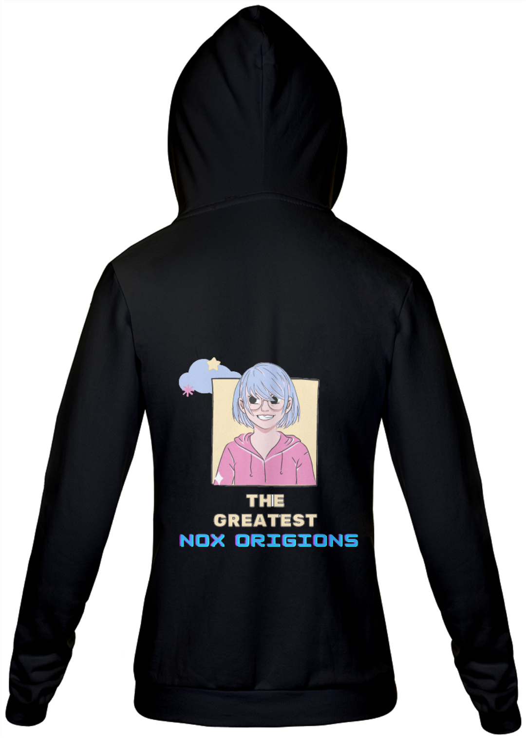 Nome do produto: Moletom Feminino, The Greatest - Nox