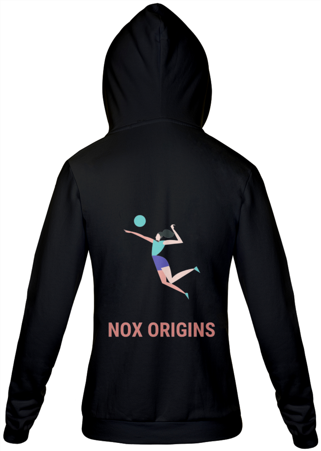 Nome do produto: Moletom Feminino, Vôlei - Nox