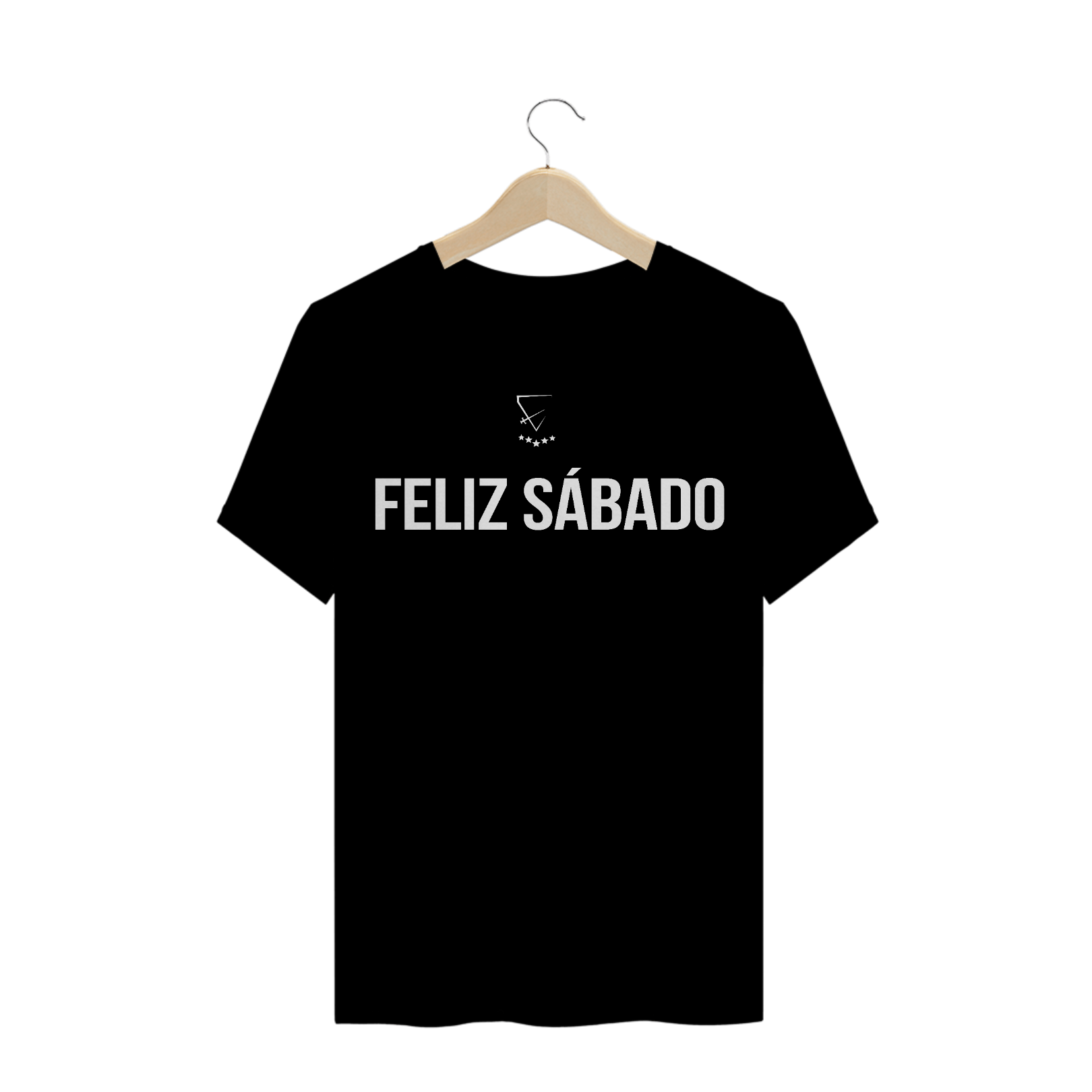 Nome do produto: CAMISETA FELIZ SÁBADO