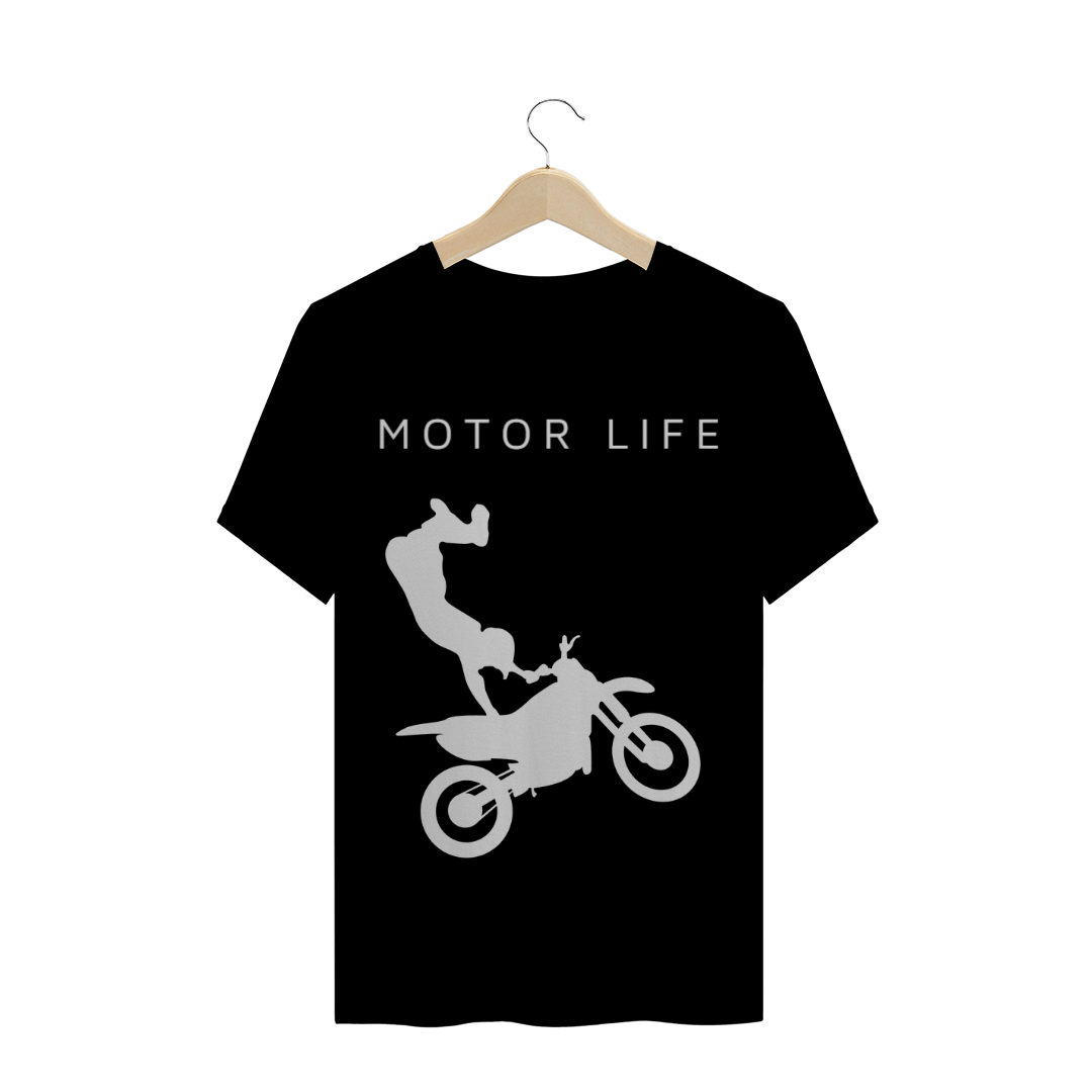 Nome do produto: Camisa Motor Life Preta +Cores