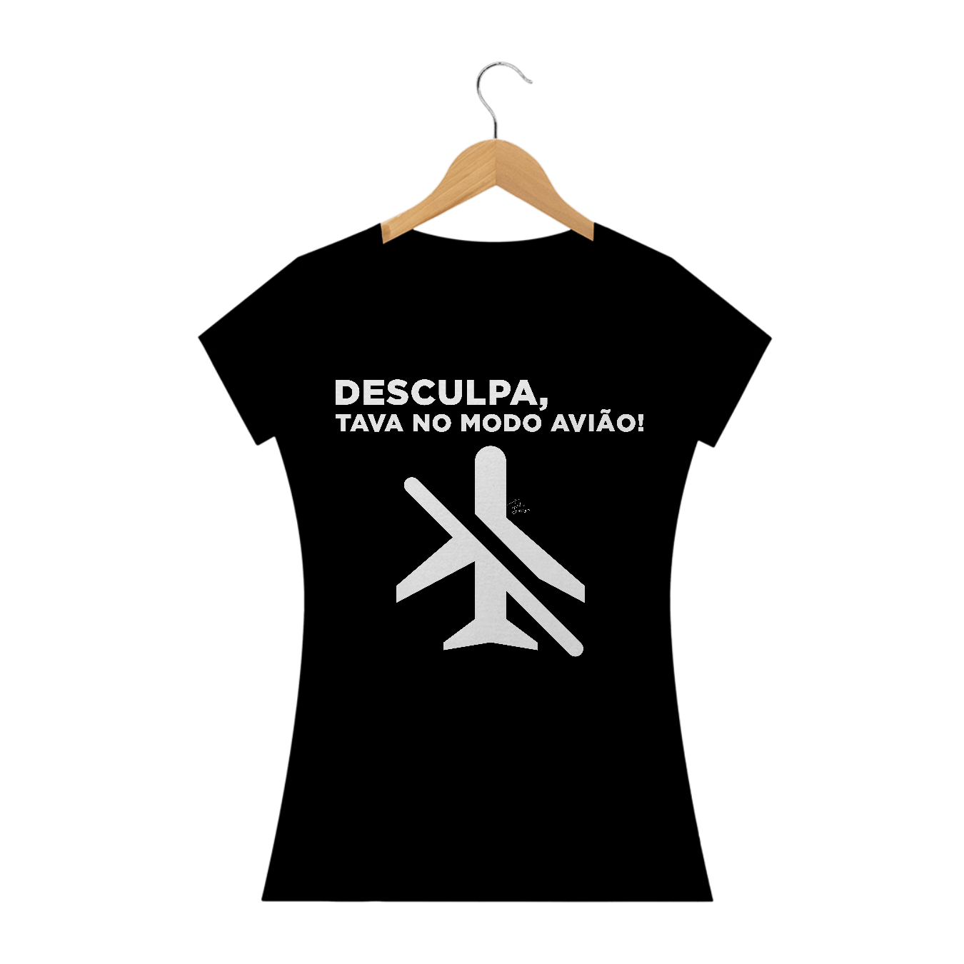 Nome do produto: Modo Avião (Estampa Branca) Fem. | Índio Design