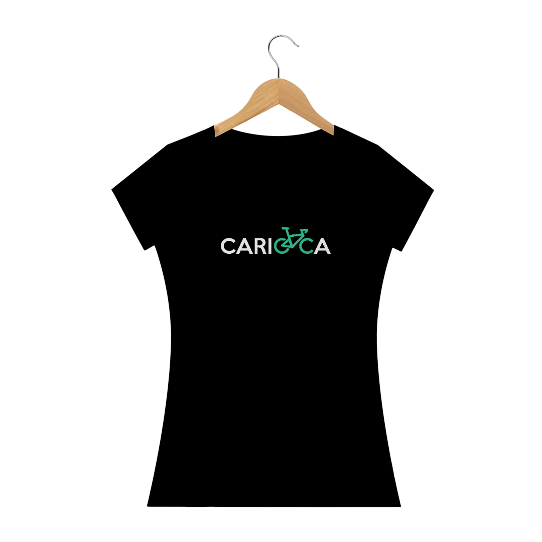 Nome do produto: Camiseta Feminina Carioca Preta