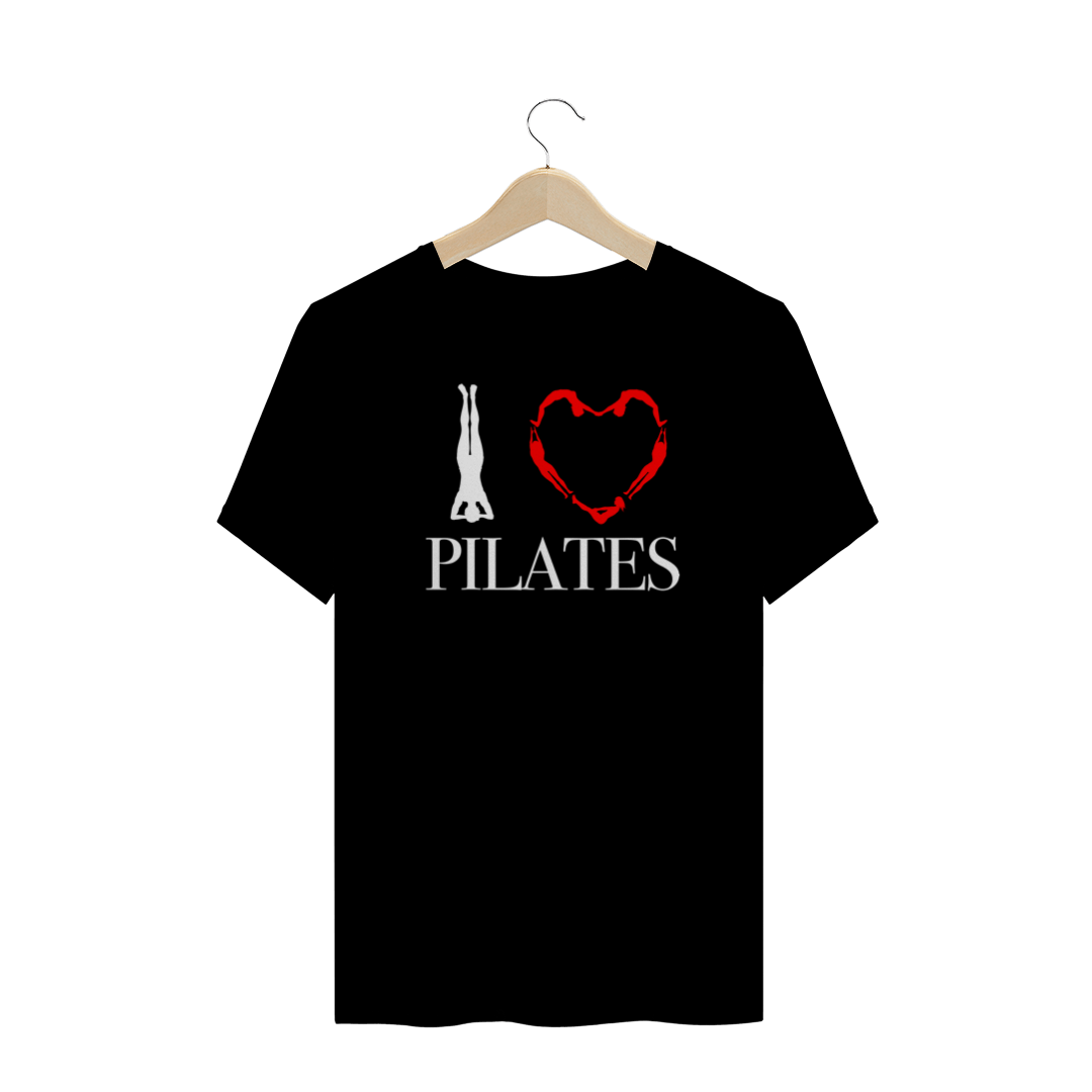 Nome do produto: t-shirt preta LOVE PILATES