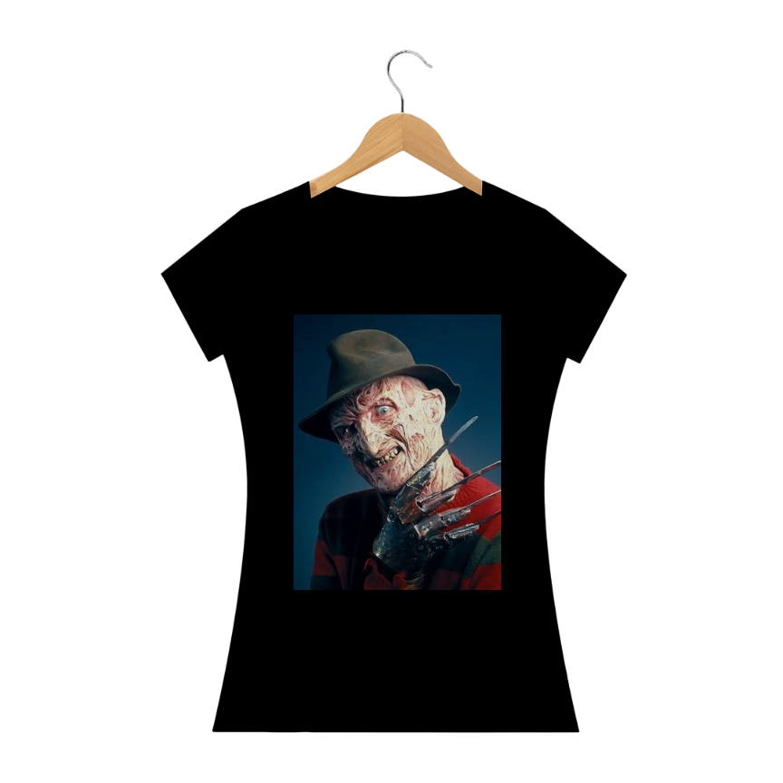 Nome do produto: Camiseta Feminina Freddy grueger