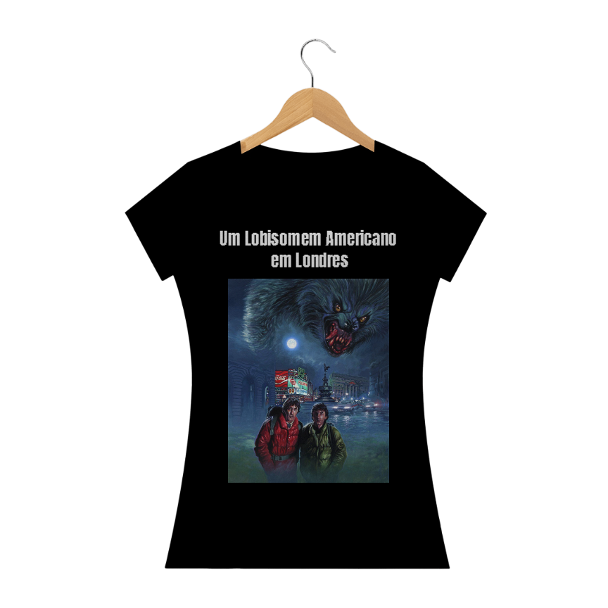 Nome do produto: Camiseta feminina Um lobisomem americano em londres