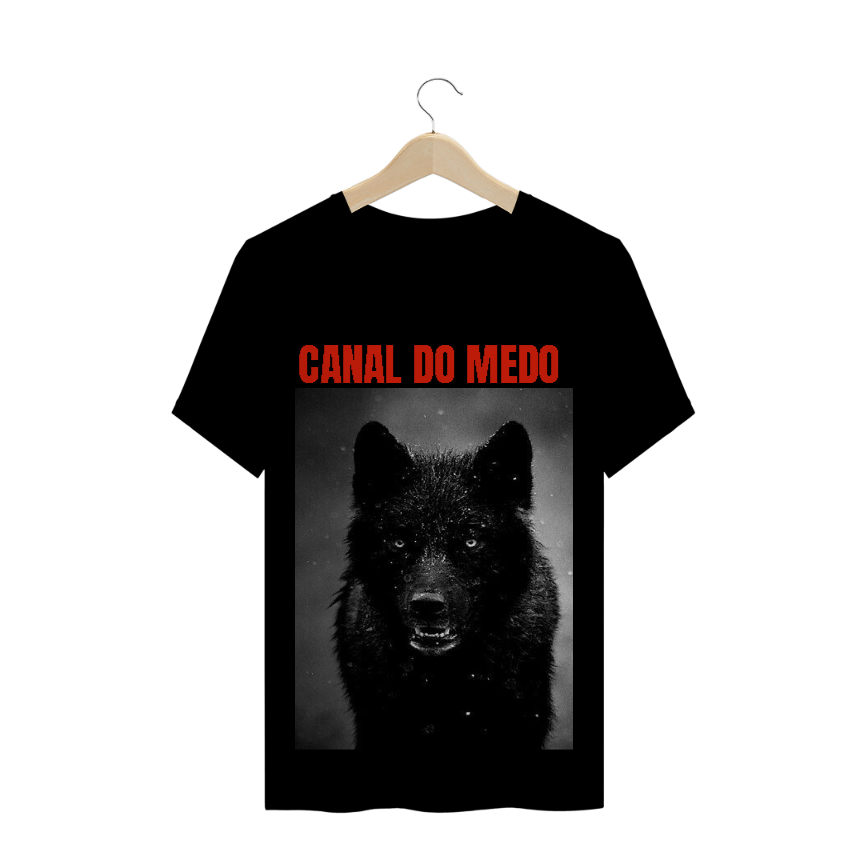 Nome do produto: Camiseta Masculina canal do medo 