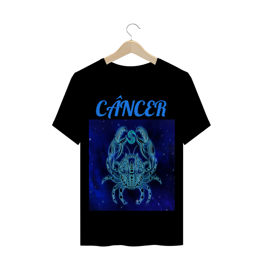 Nome do produto: Camiseta masculina signo câncer
