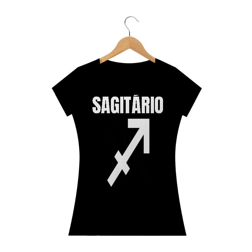 Nome do produto: Camiseta baby look signo Sagitário