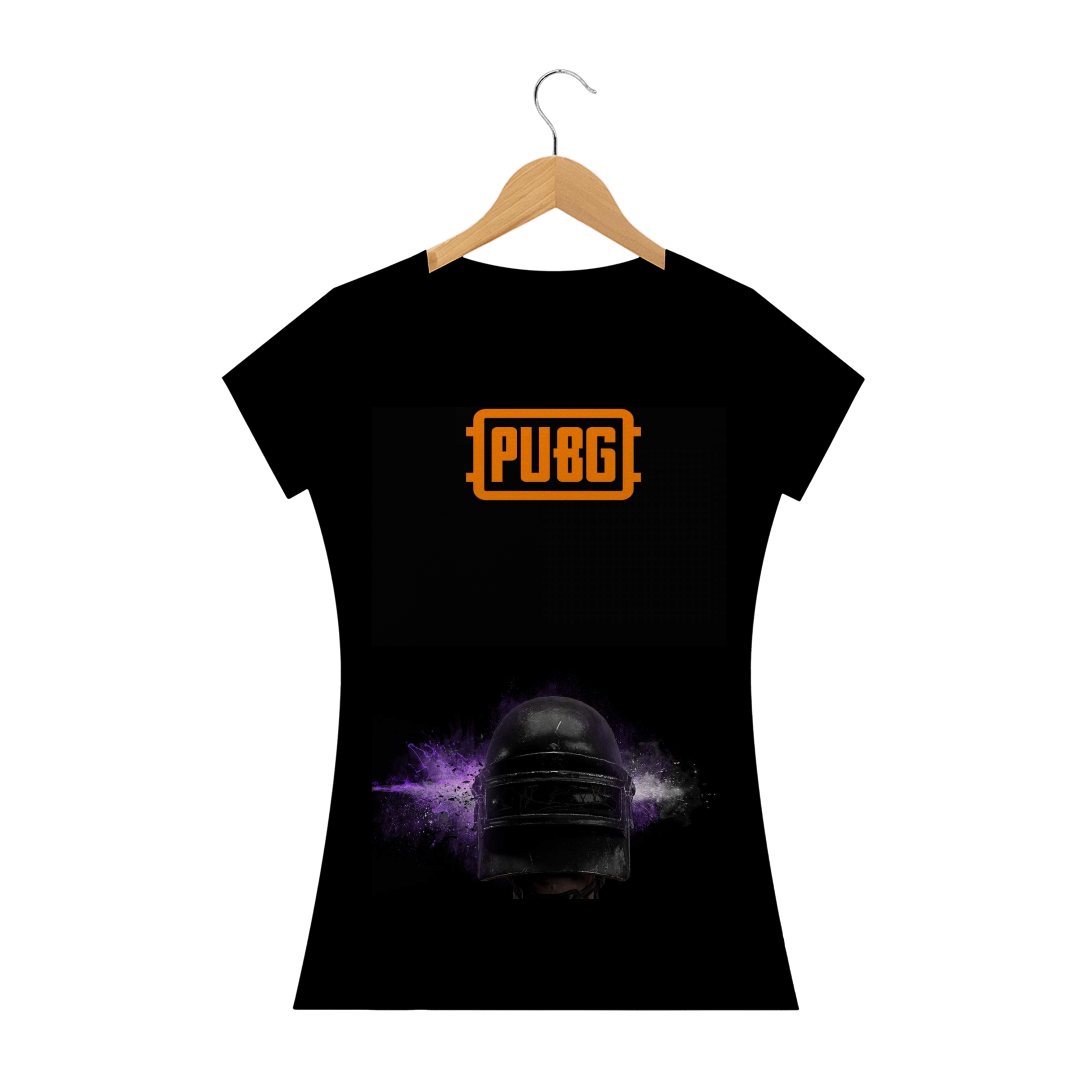 Nome do produto: Camisa Fem. PUBG HELMET