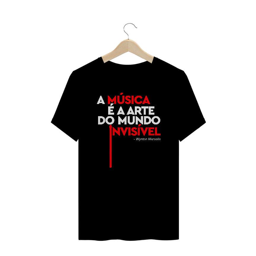 Nome do produto: Camiseta arte do mundo invisível - preta, azul marinho.