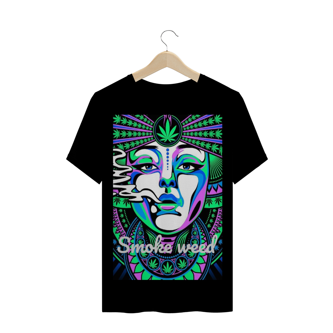 Nome do produto  camiseta smoke weed trip vibes 