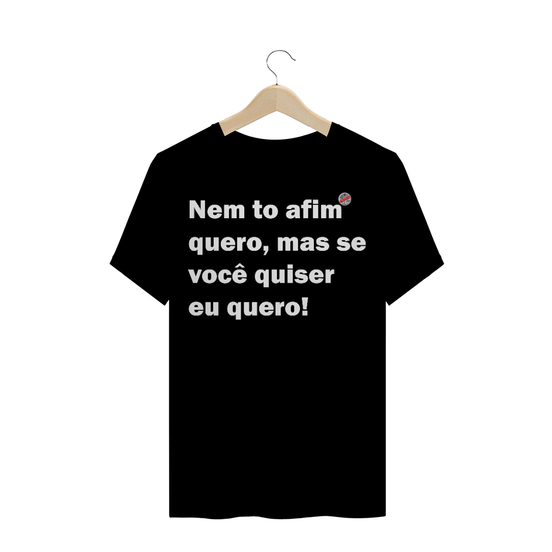 Nome do produto: Nem to afim (Preta)