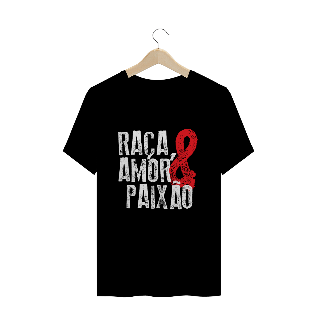 Nome do produto: Camiseta Raça Amor Paixão e Trading