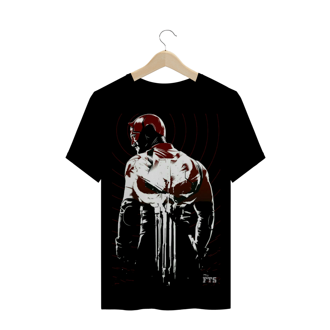 Nome do produto: Camiseta Drawing Demolior vs Justiceiro