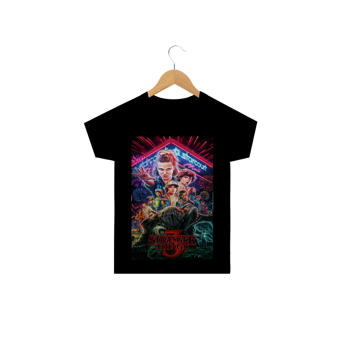 Nome do produto: Camiseta Infantil Stranger Things