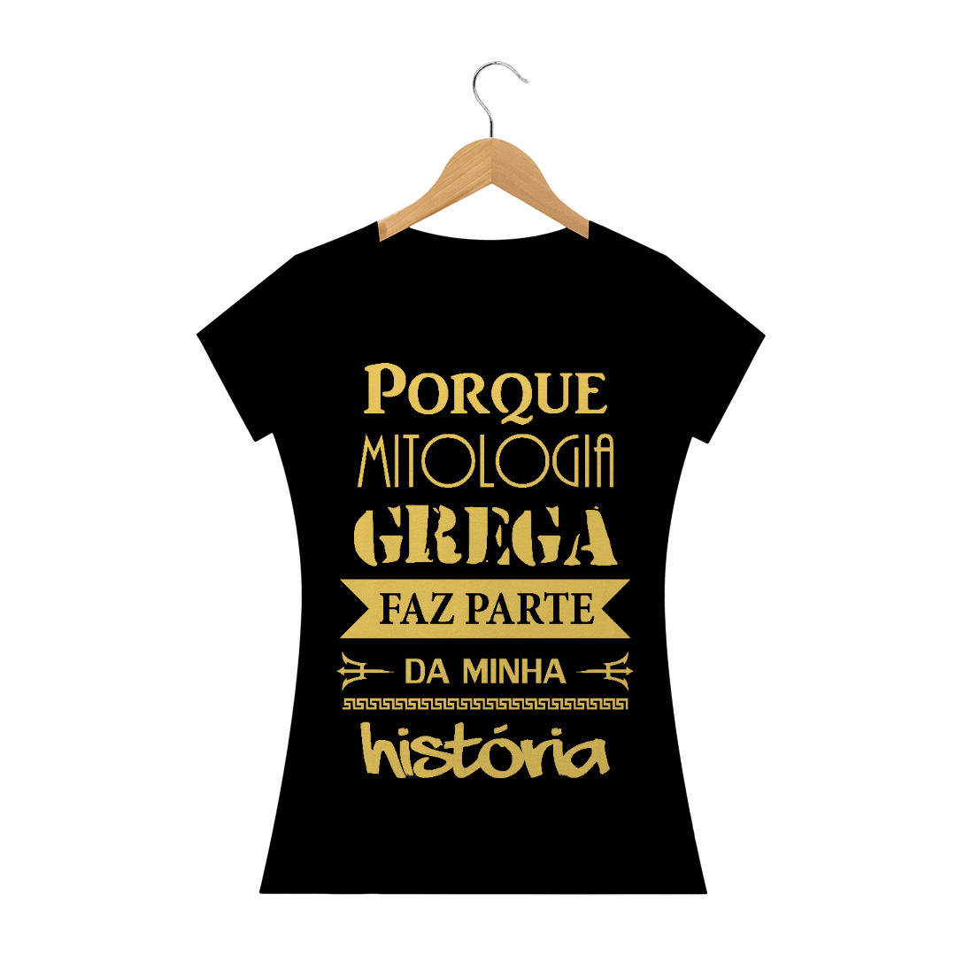 Nome do produto: Camiseta Baby Long Prime - Mitologia Grega Minha História