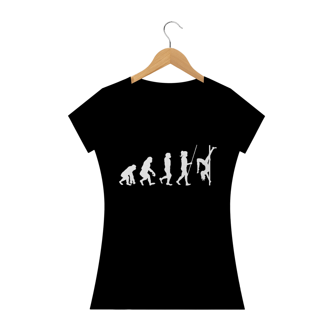 Nome do produto: Camiseta Evolução Pole Dance Baby Long Quality