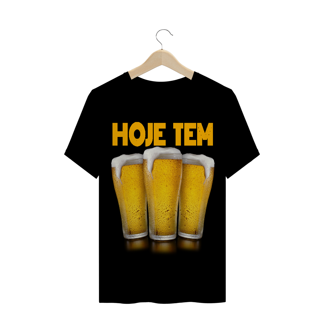 Nome do produto: Camiseta Unissex Hoje-Tem-Cerveja