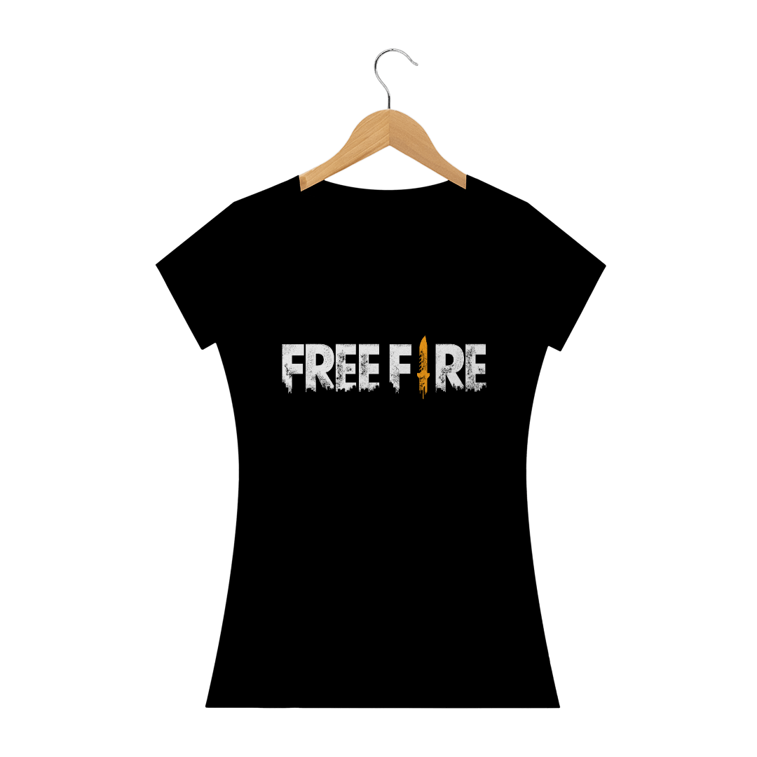 Nome do produto: Camiseta Feminina Free-Fire