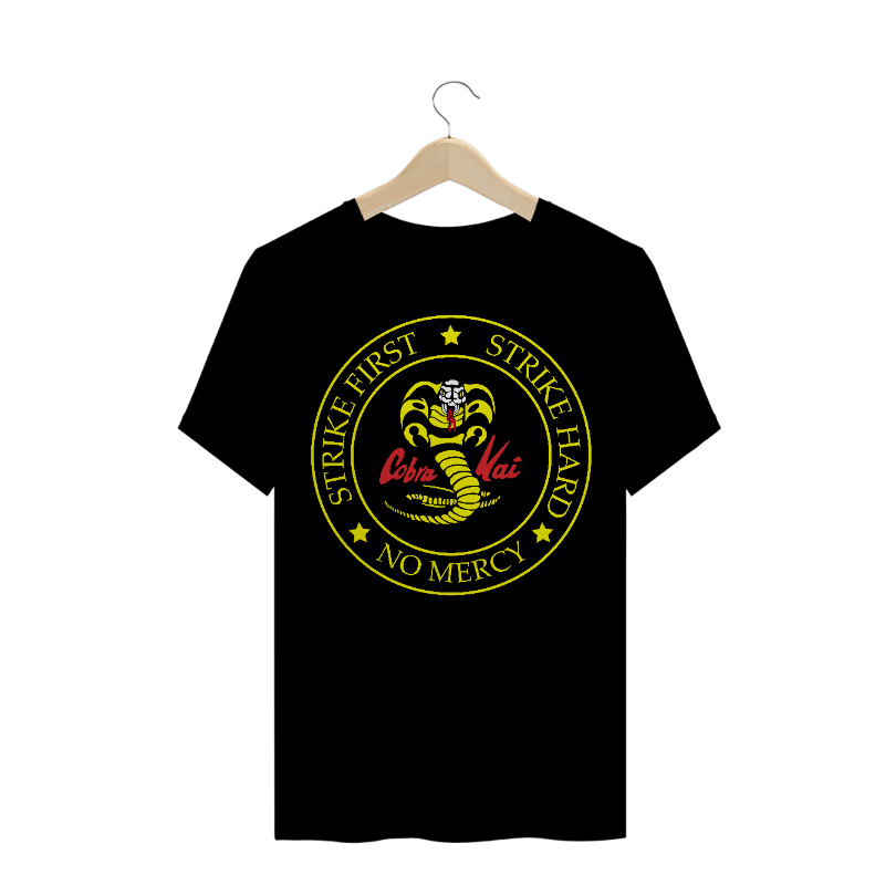 Nome do produto: Cobra kai_No_Mercy_preta / T-shirts Prime