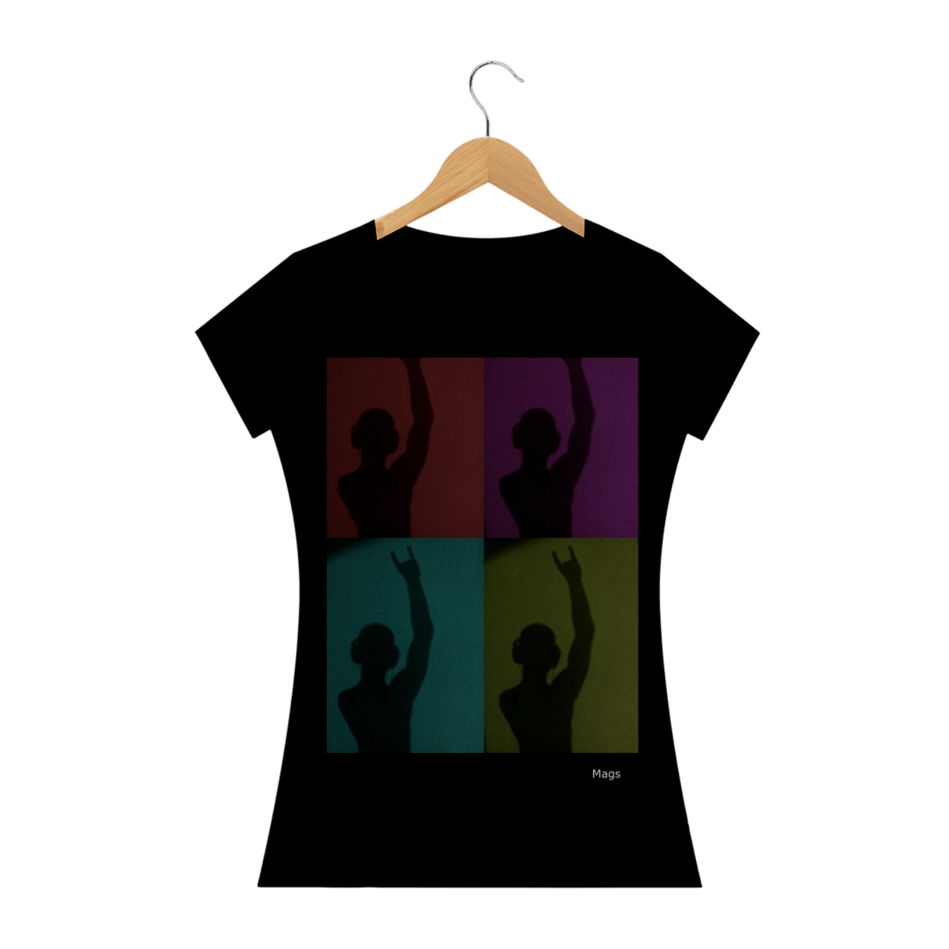 Nome do produto: Camiseta Rock \'n Roll Feminina