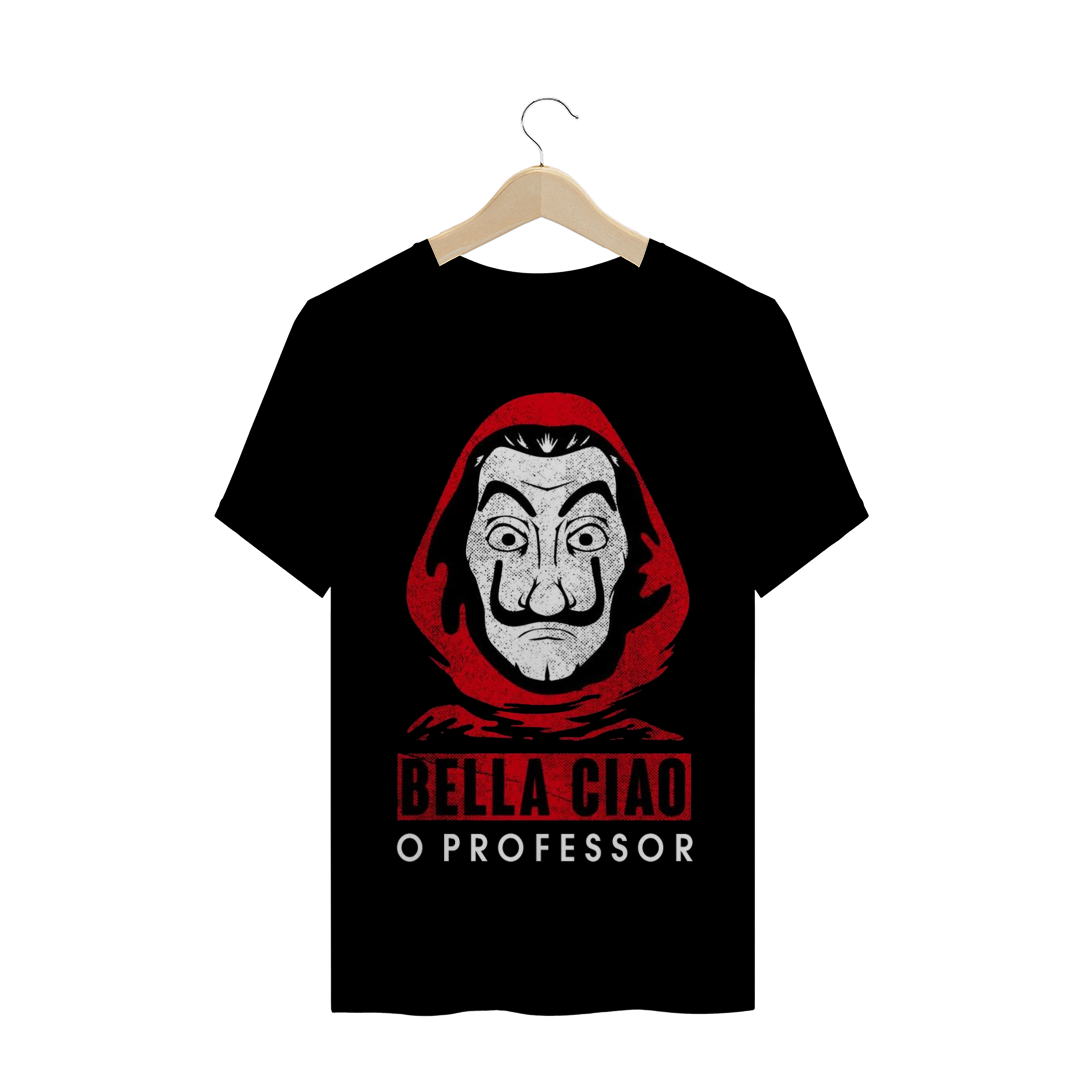Nome do produto: Camiseta O Professor Bella Ciao (Preta)