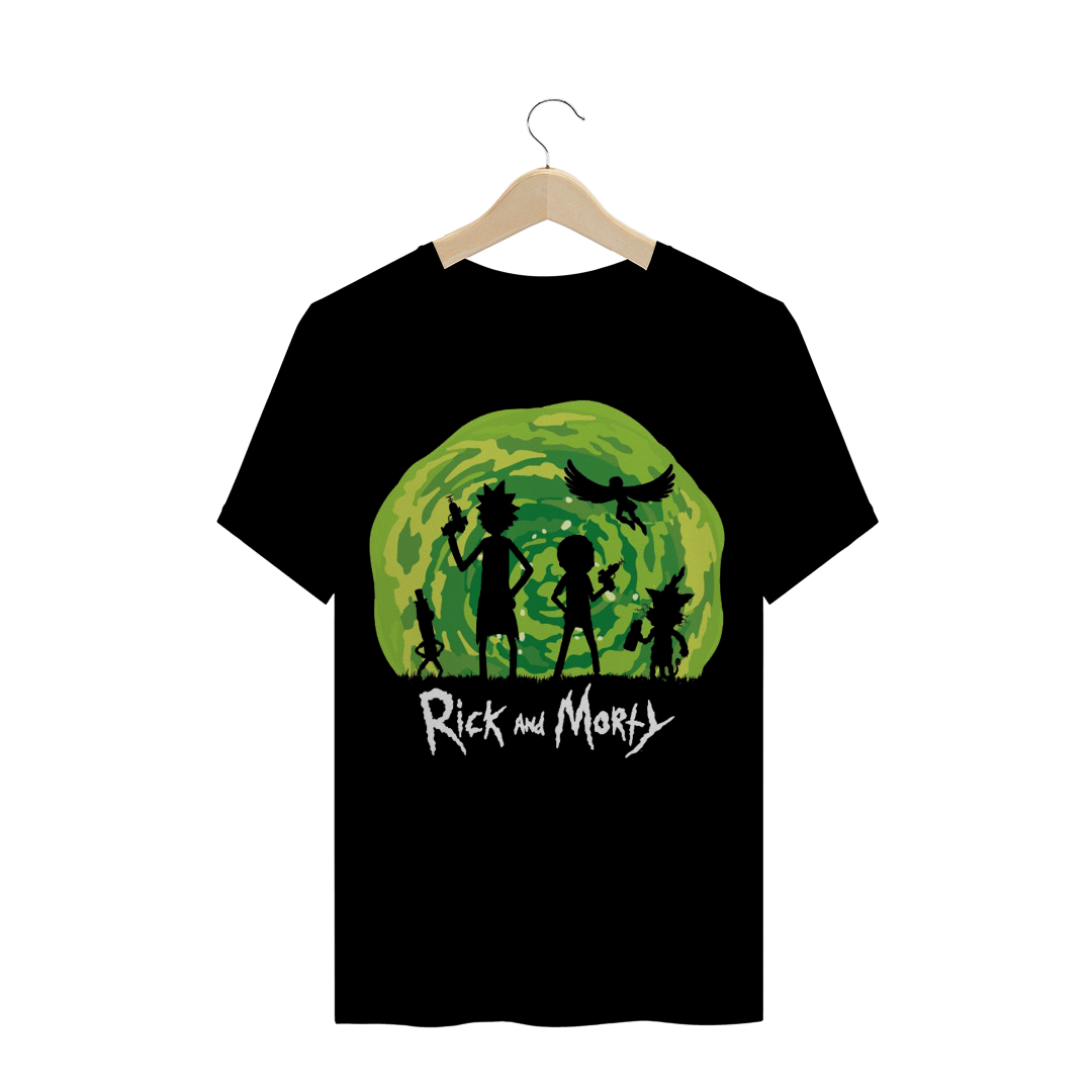 Nome do produto: Camiseta Rick & Morty Black