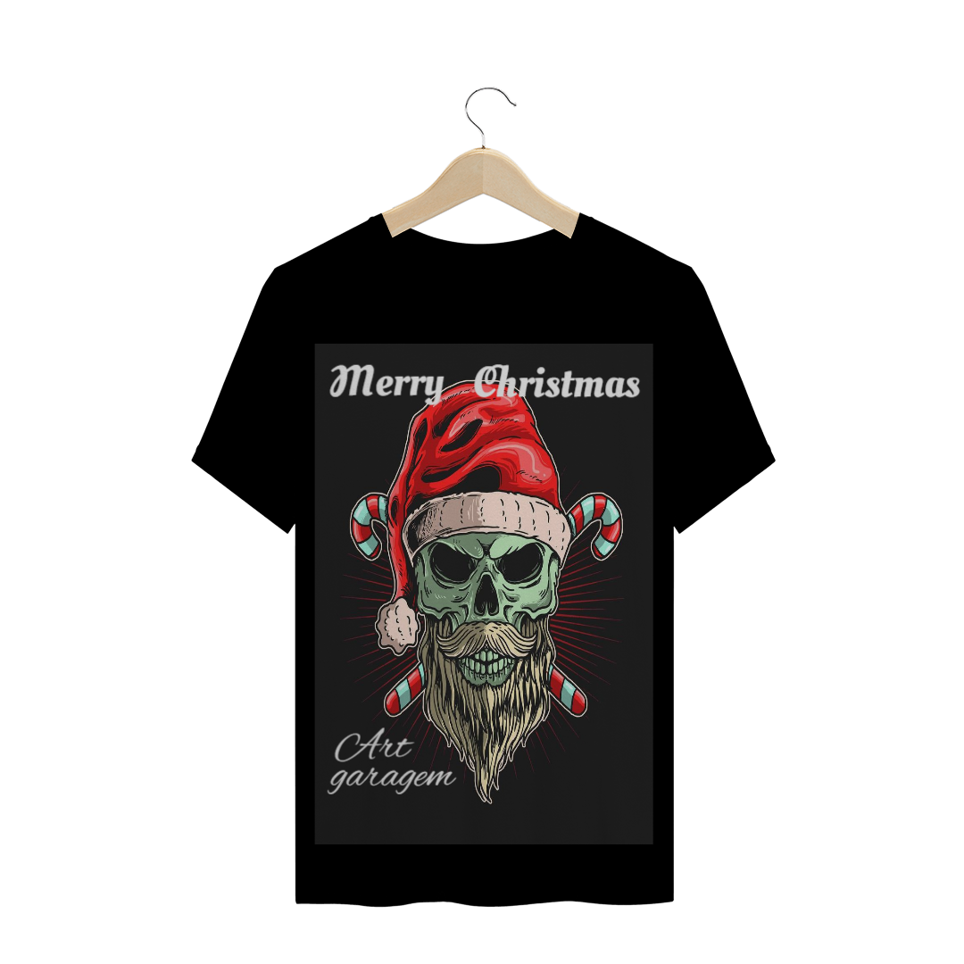 Nome do produto: camiseta papai noel Art Garagem