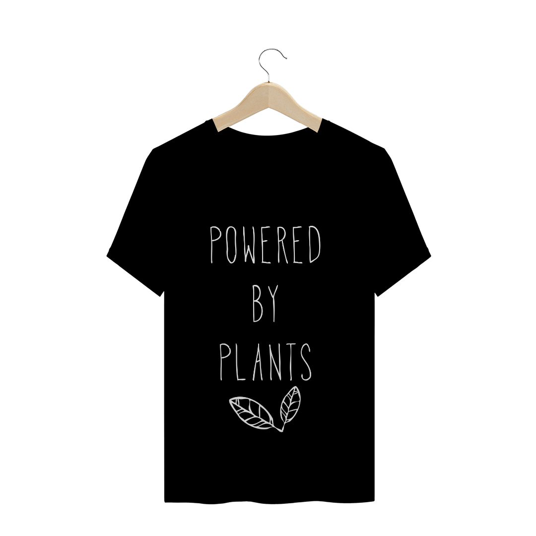 Nome do produto: Camiseta Vegana Unissex Powered By Plants