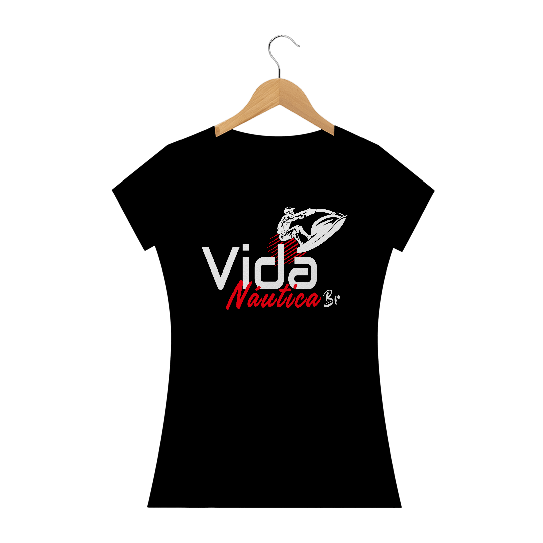 Nome do produto: CAMISA LOGO VIDA NÁUTICA BR FEMININA