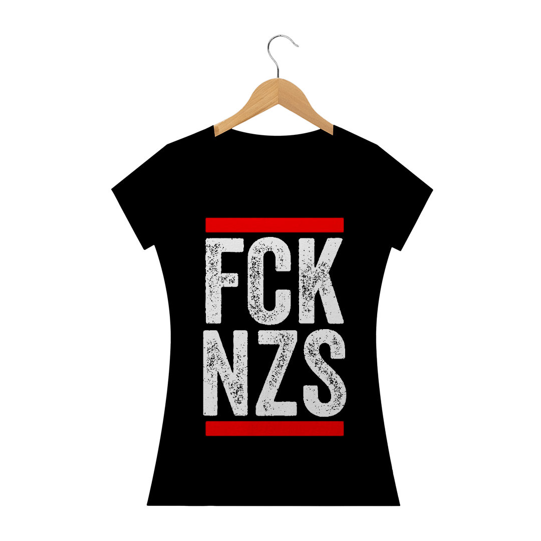 Nome do produto: Baby Look FCK NZS (preta)