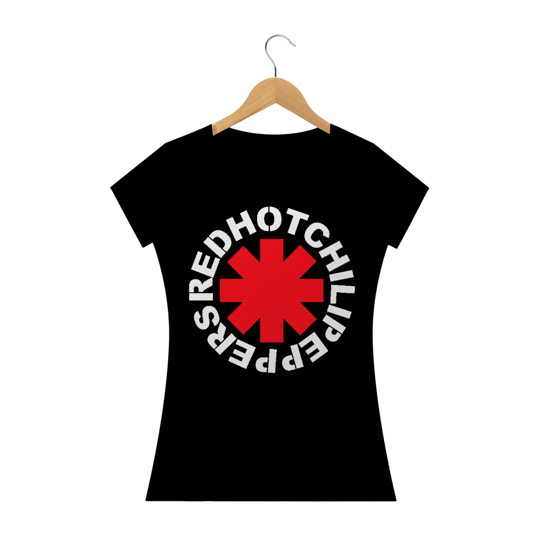 Nome do produto: Camiseta Baby Look Red Hot Chili Peppers