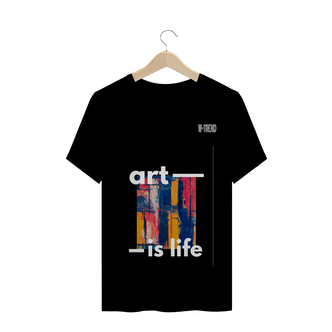 Nome do produto: Camisa - art is life w-trend
