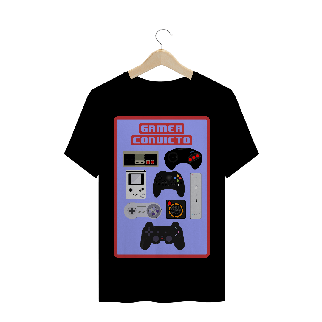 Nome do produto: Camiseta Gamer Convicto - Games