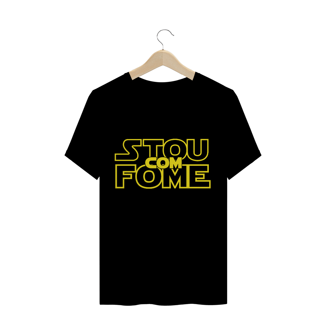 Nome do produto: Camiseta Stou com Fome Masculina - Linha Logos