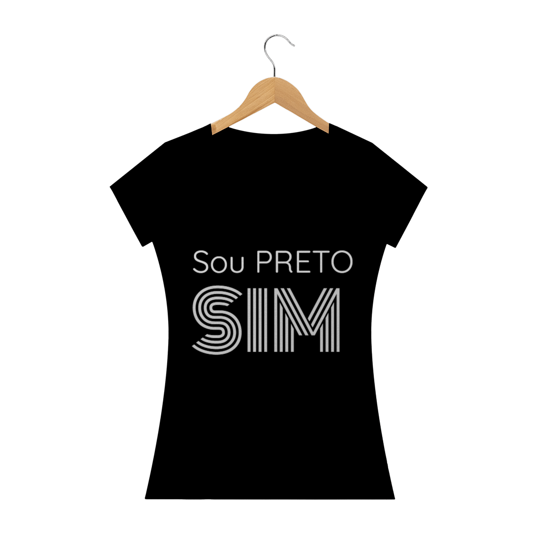 Nome do produto: Camisa Sou PRETO SIM
