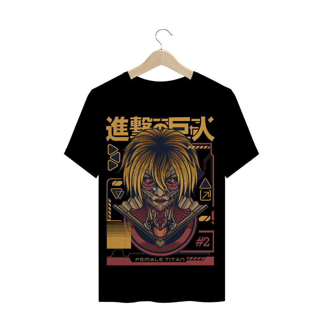Nome do produto: Camiseta Attack On titan Female titan