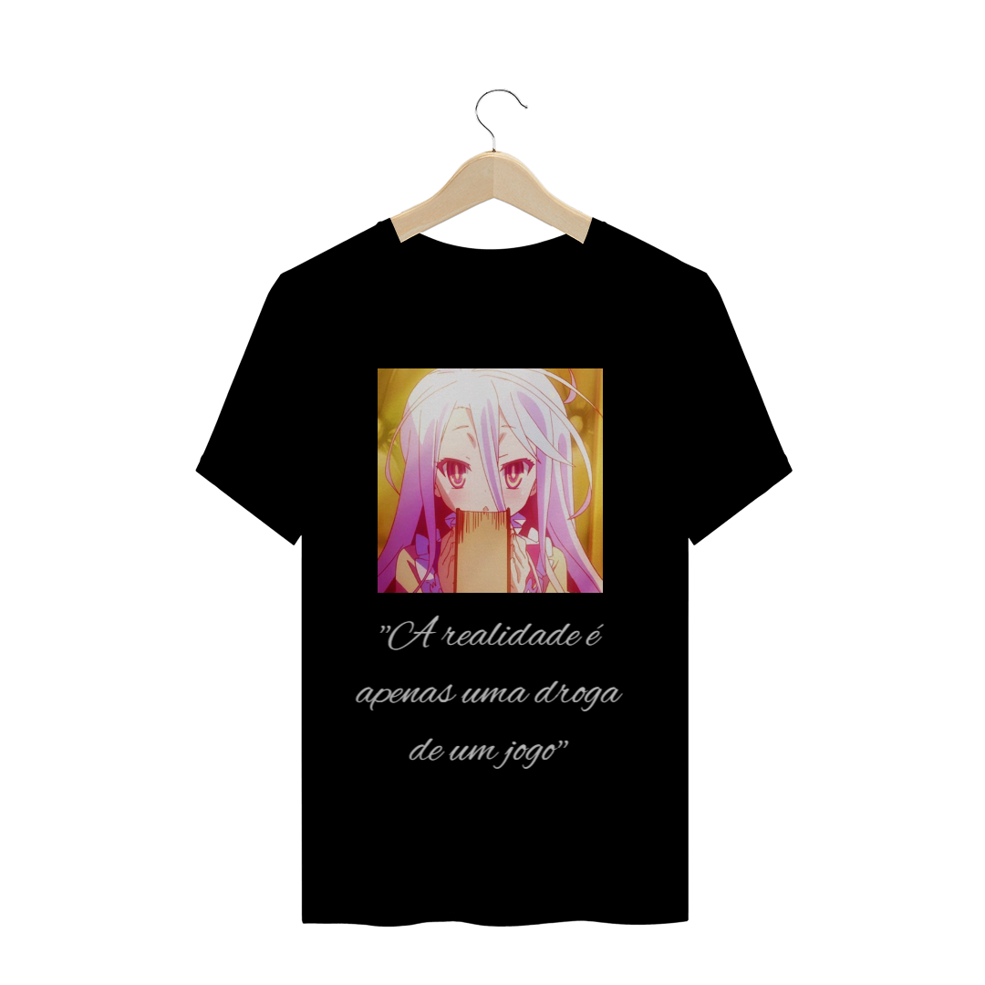 Nome do produto: Camisa No Game No Life Unisex Shiro