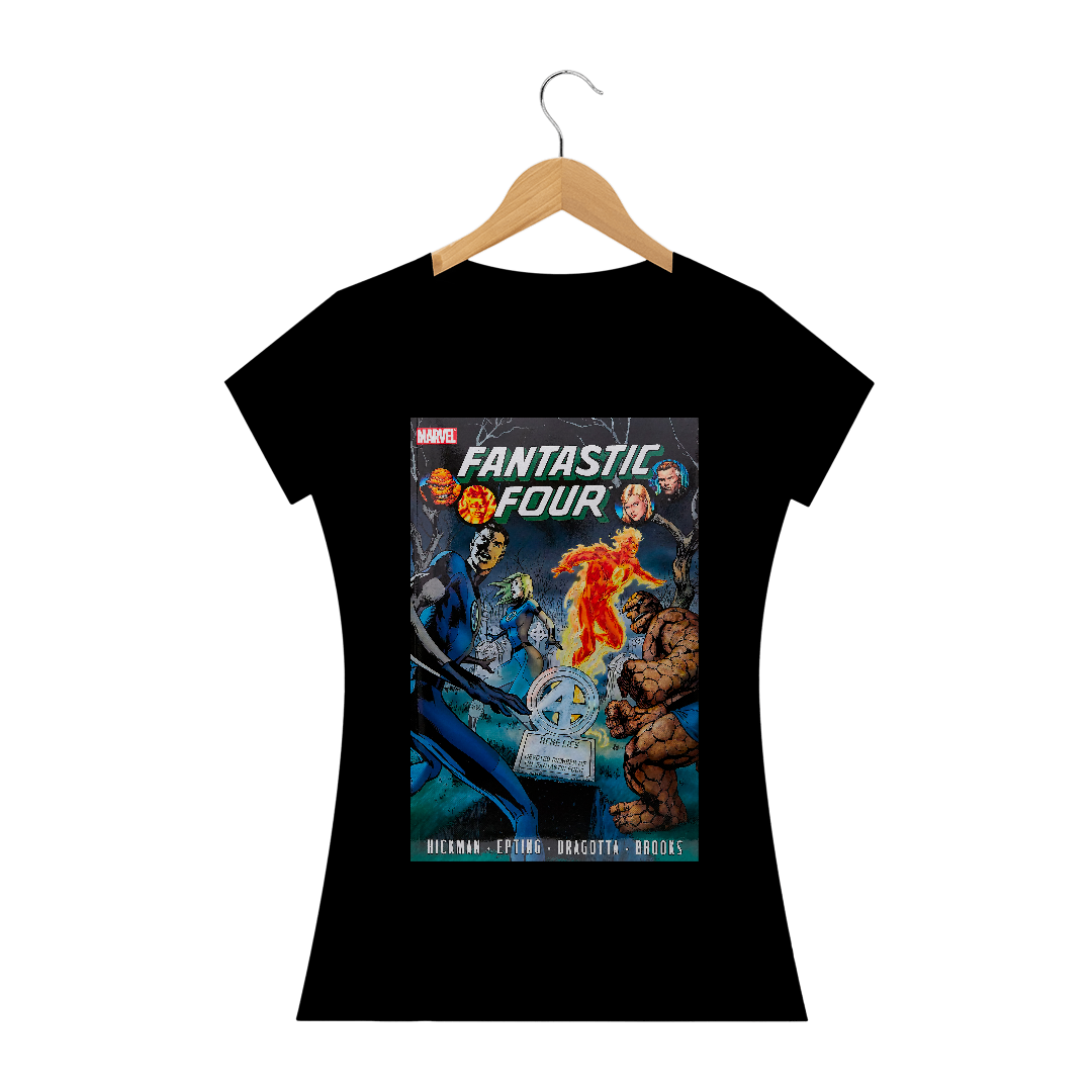 Nome do produto: Camiseta Baby Look 4 Fantásticos - Heróis