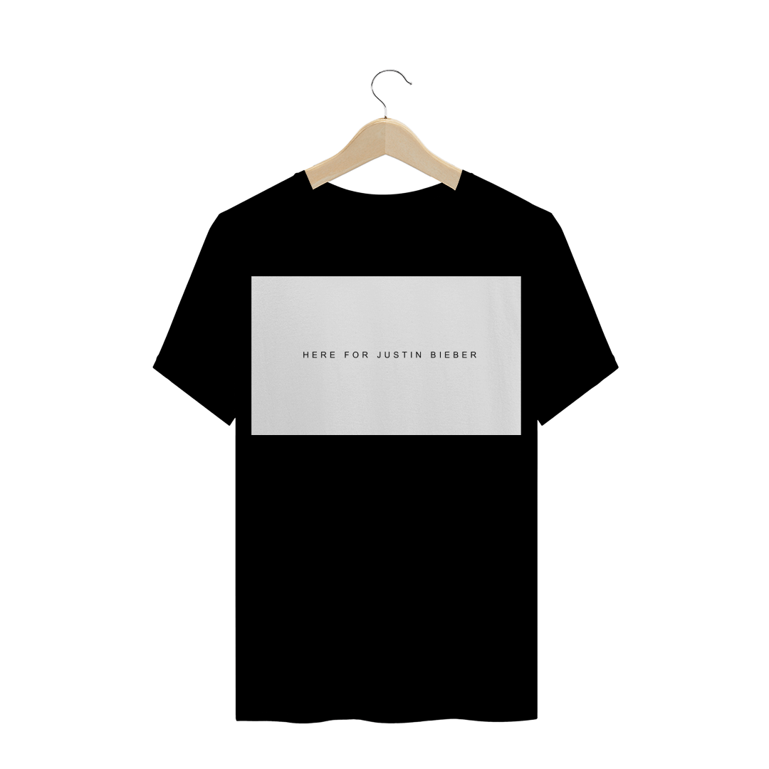 Nome do produto: Camiseta Here For Justin Bieber