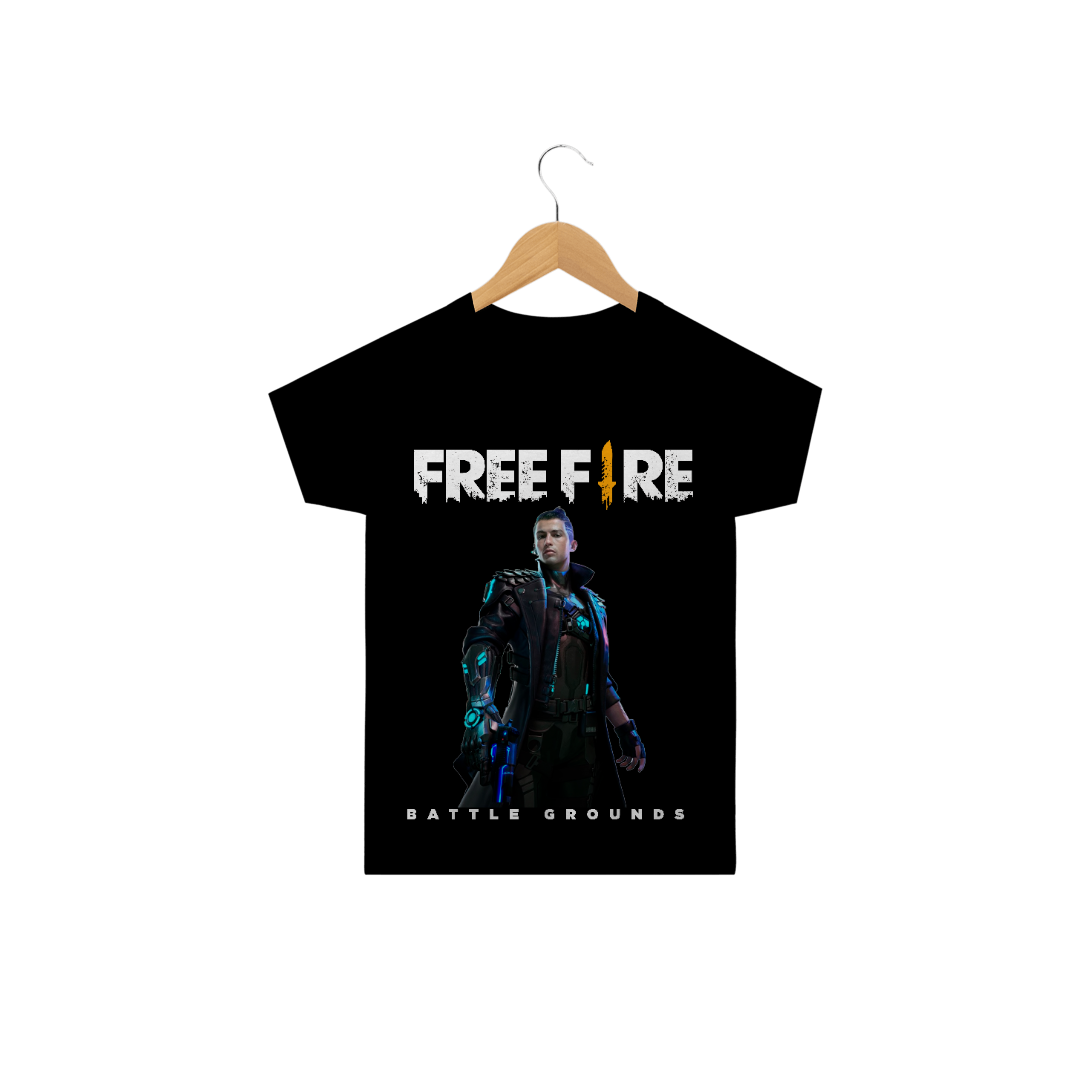 Nome do produto: Camiseta Free fire CR7 - Diversas cores