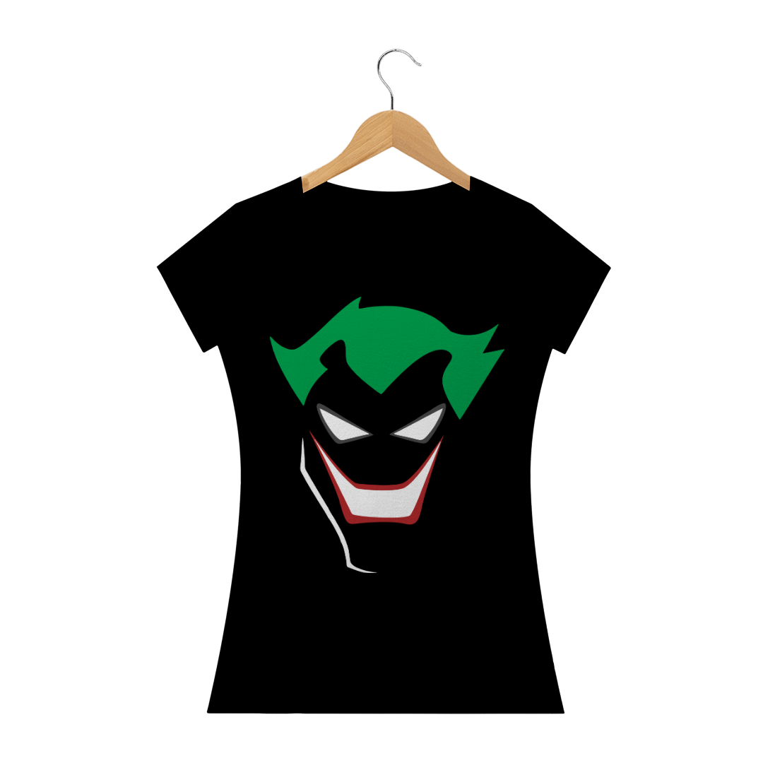 Nome do produto: Coringa Minimalista - Camiseta Babylook