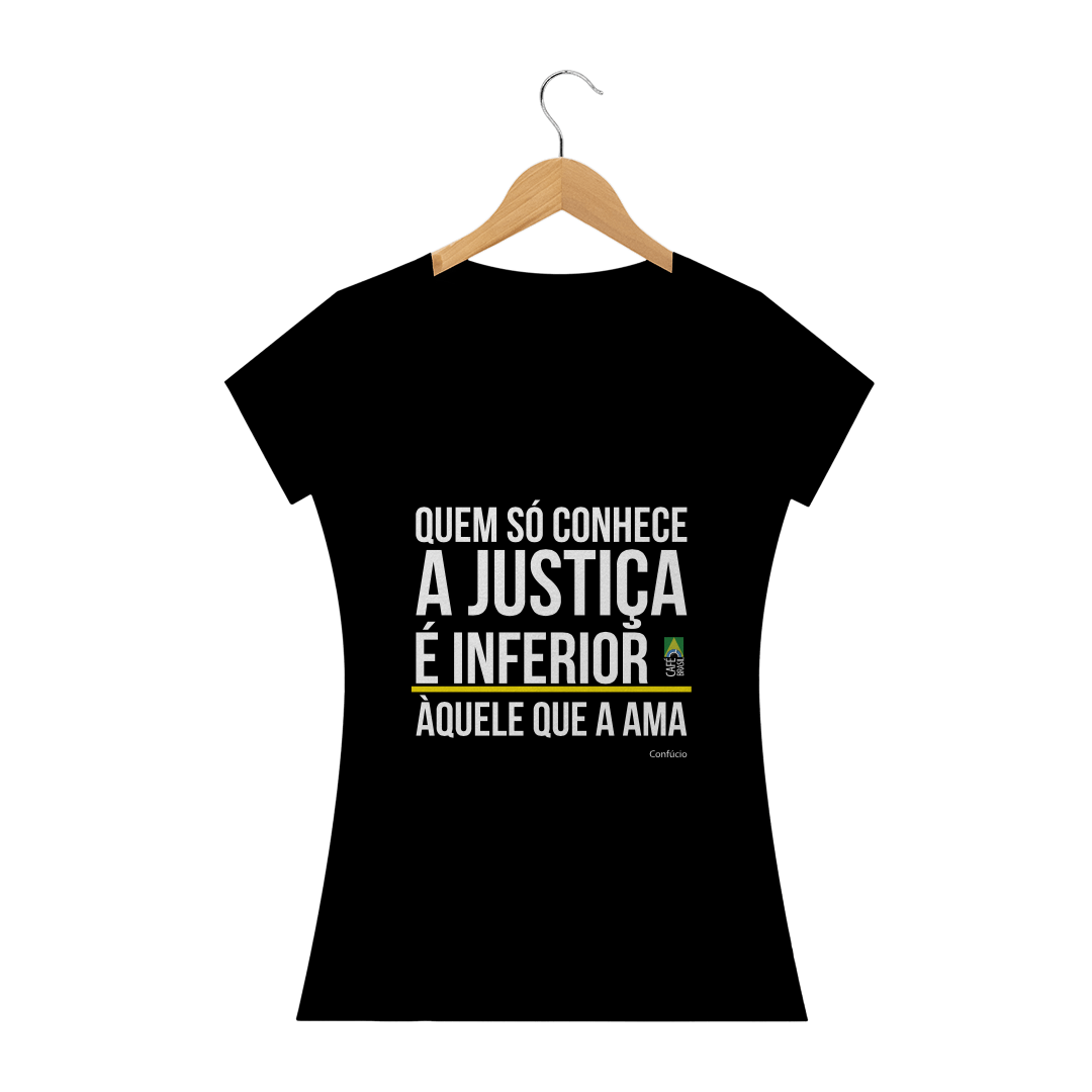 Nome do produto: Camiseta Frase Confucio Feminina