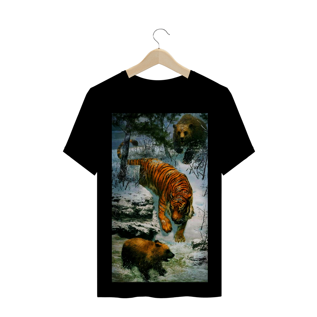 Nome do produto: TIGRE SIBERIANO VS URSO PARDO DE AMUR - DESENHO