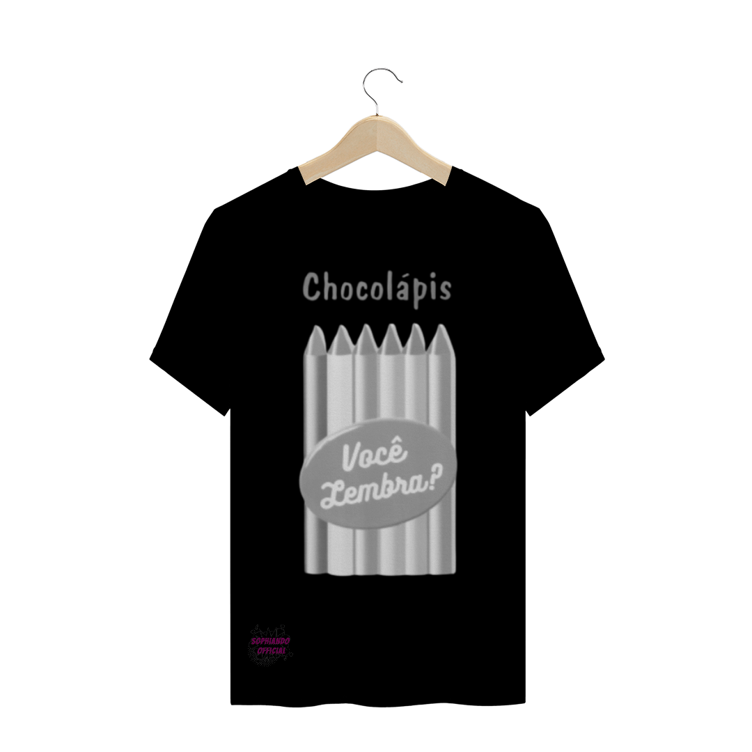 Nome do produto: você Lembra? Chocolápis T-shirt Quality