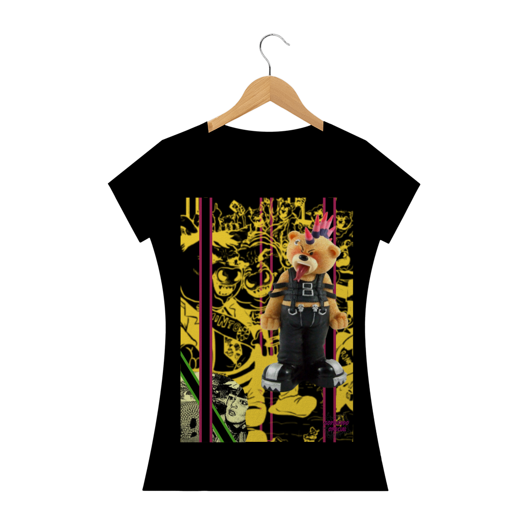 Nome do produto: Punk!! Camisa Feminina Baby Long Quality