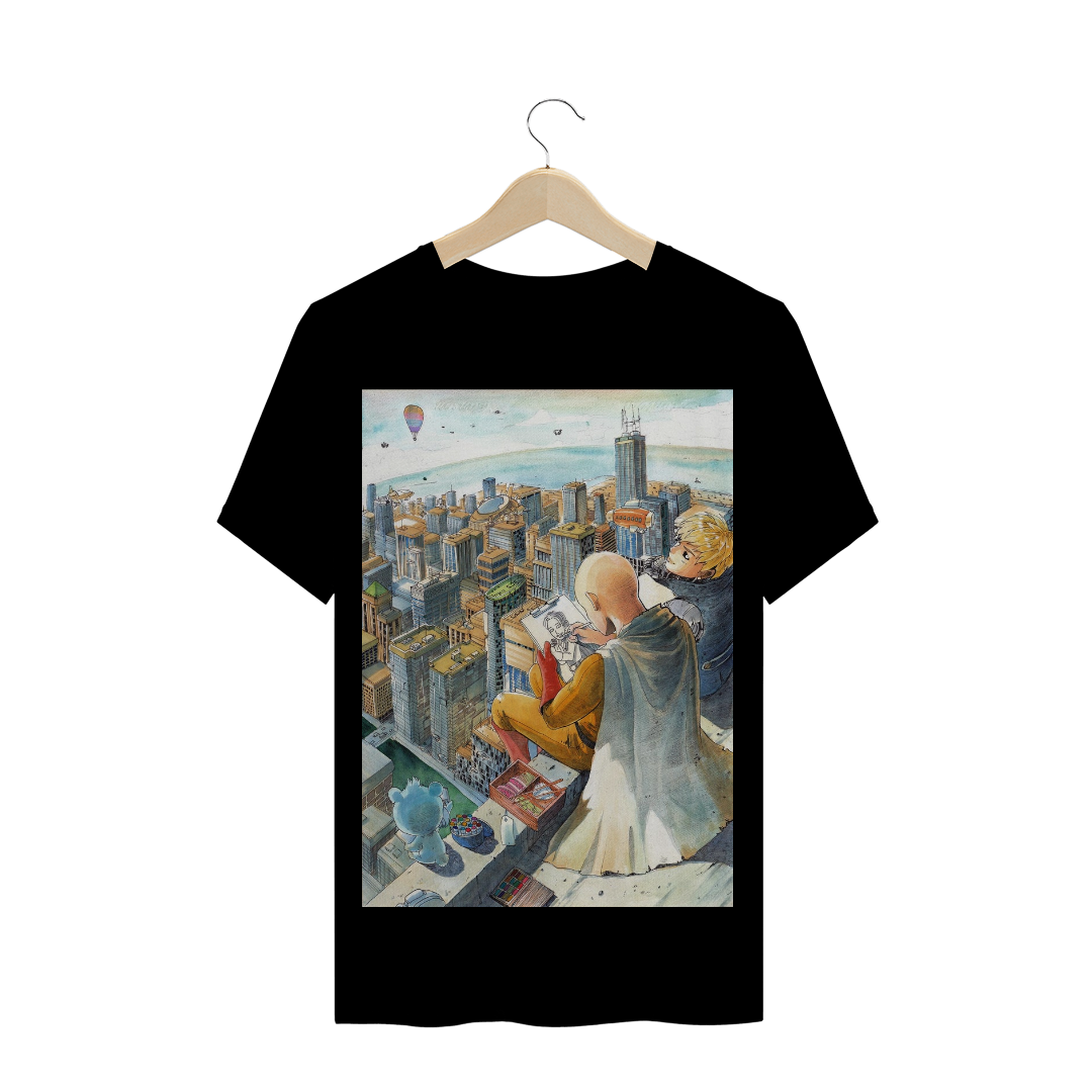 Nome do produto: camiseta masculina One-punch man mangá