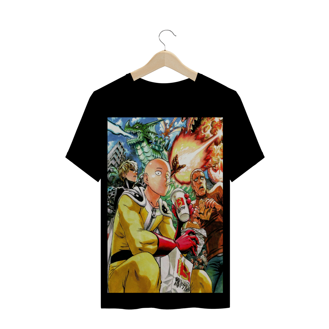 Nome do produto: camiseta masculina One-punch man mangá