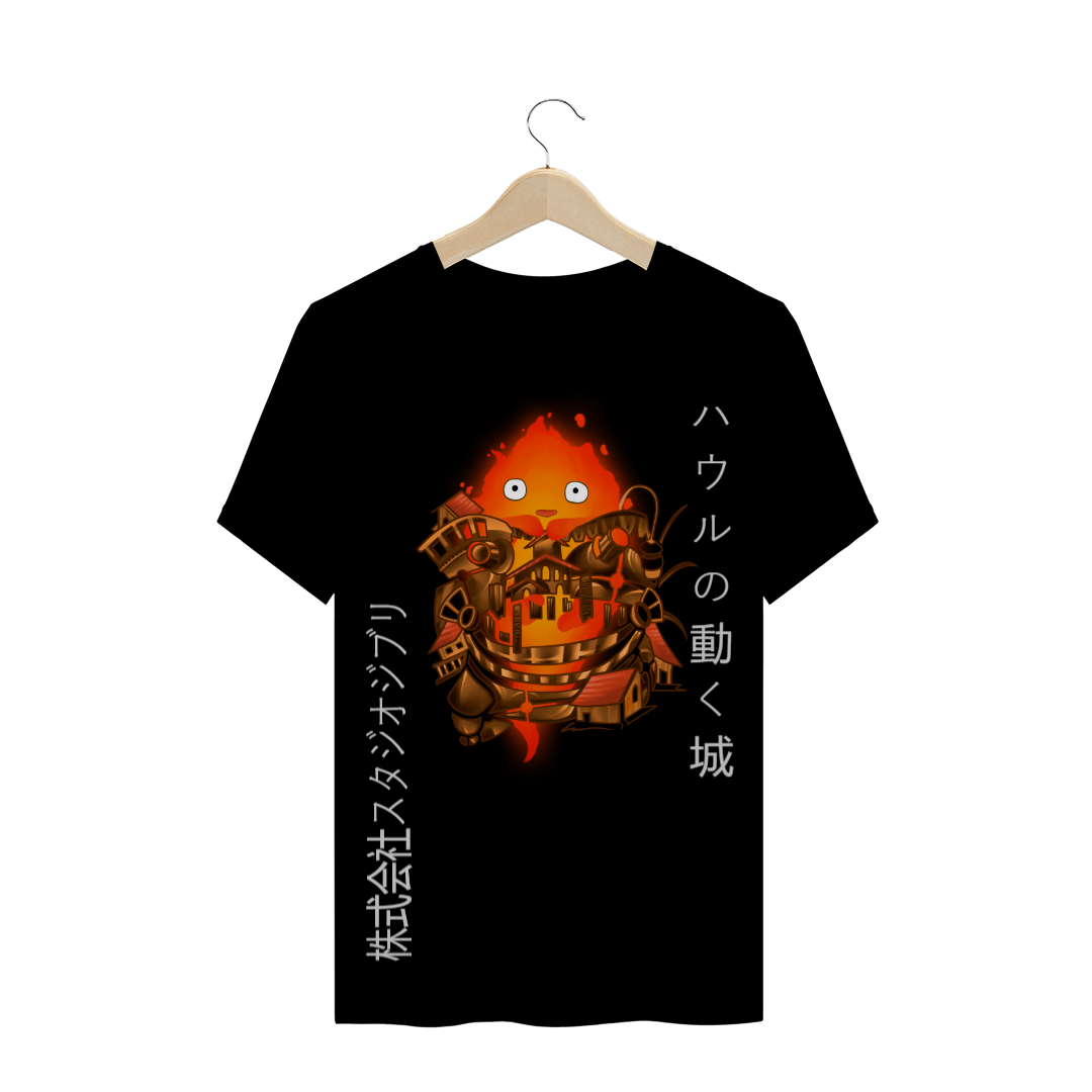 Nome do produto: T-Shirt Studio Ghibli - Calcifer 